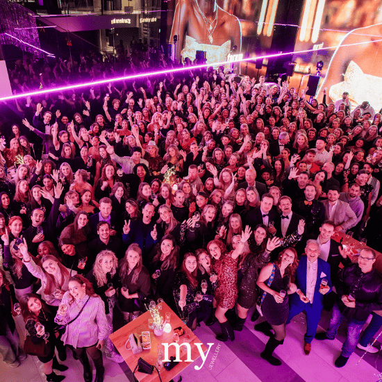 Alle collega's op het My Jewellery kerstfeest in 's-Hertogenbosch