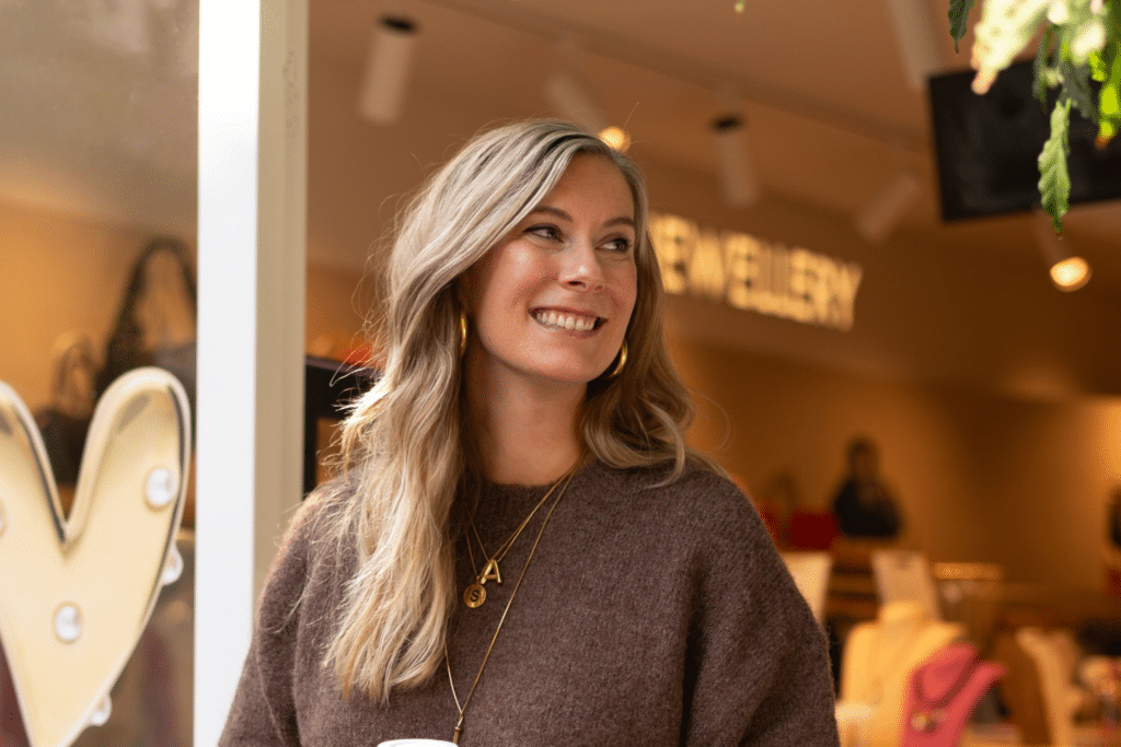 Eigenaresse en founder van My Jewellery, Sharon Hilgers, portretfoto